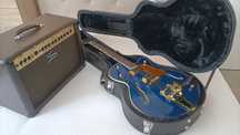 Conjunto FAME: Guitarra+hardcase+amplificador