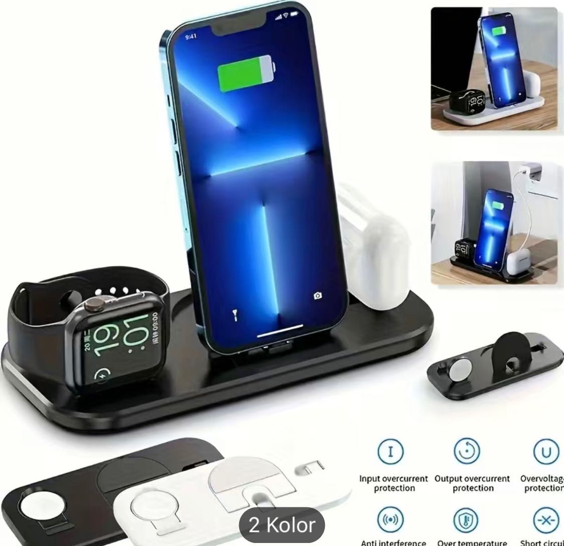 Ładowarka 3w1 do iphone smart watch i air pods