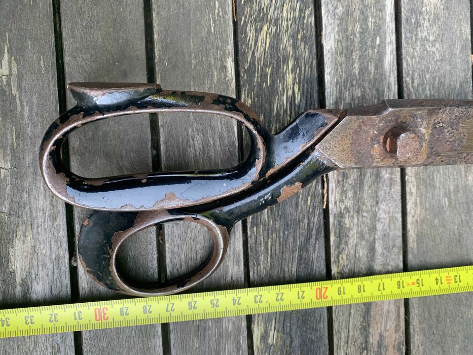 stare nożyce krawieckie, sprawne ostre