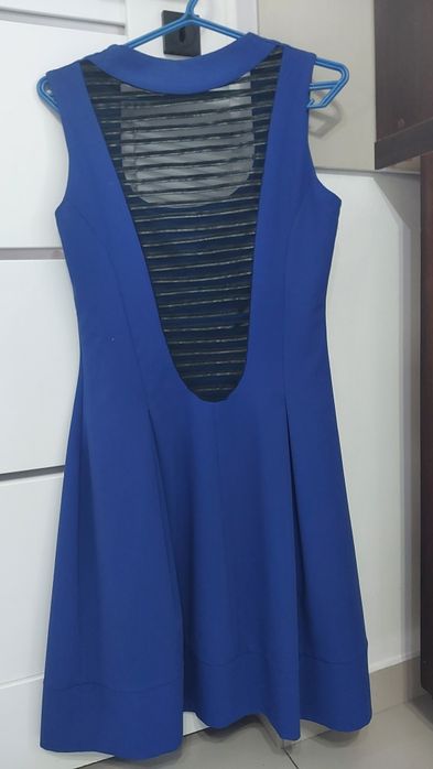 Sukienka chabrowa r. 36 na studniówkę, wesele, bal