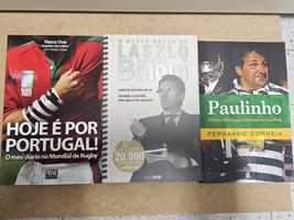 3 livros de história sobre desporto português