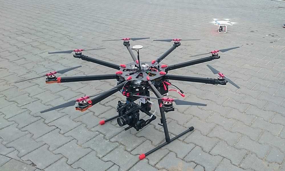 Zestaw Dron - duży octocopter