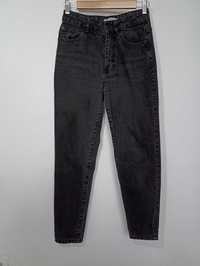 Mom jeans ciemne szare Pimkie 34 XS