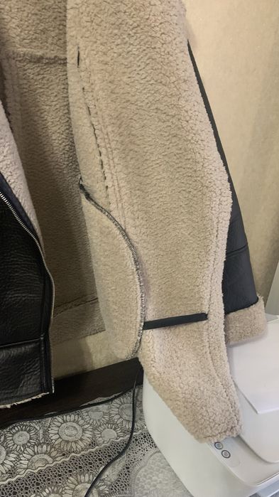 Куртка авіатор зимня довга