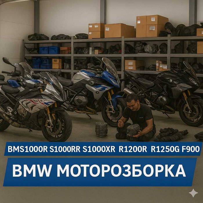 Моторозборка BMW S1000R S1000RR S1000XR R1200R R1250GS F900 запчастини
