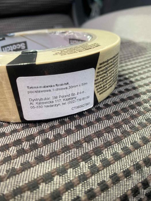 Taśma malarska Scotch®, podstawowa / basic, 1-dniowa, 30mm x 50m