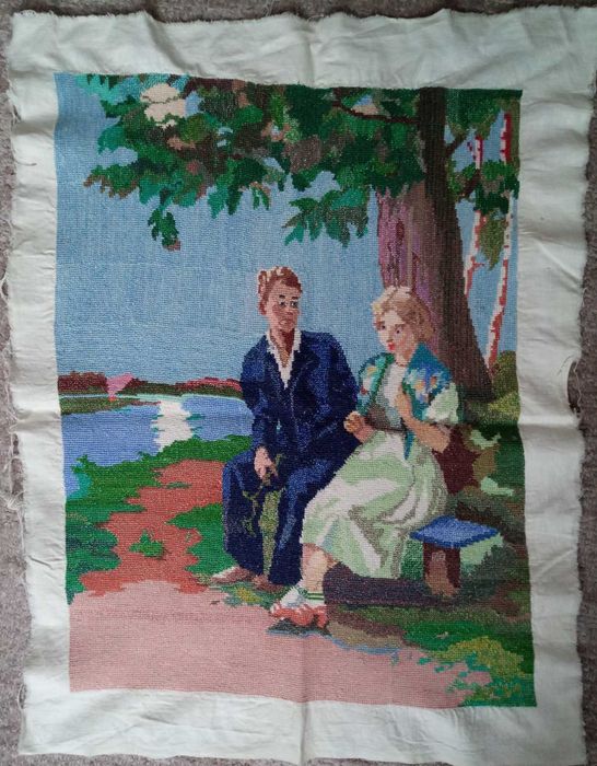 картини вишивка хрестиком 1950-60 рр.