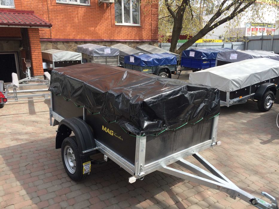 Легковий оцинкований причіп