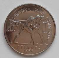 Moneta 2 zł 1995 Igrzyska XXVI Olimpiady Atlanta Zapaśnicy stan SM