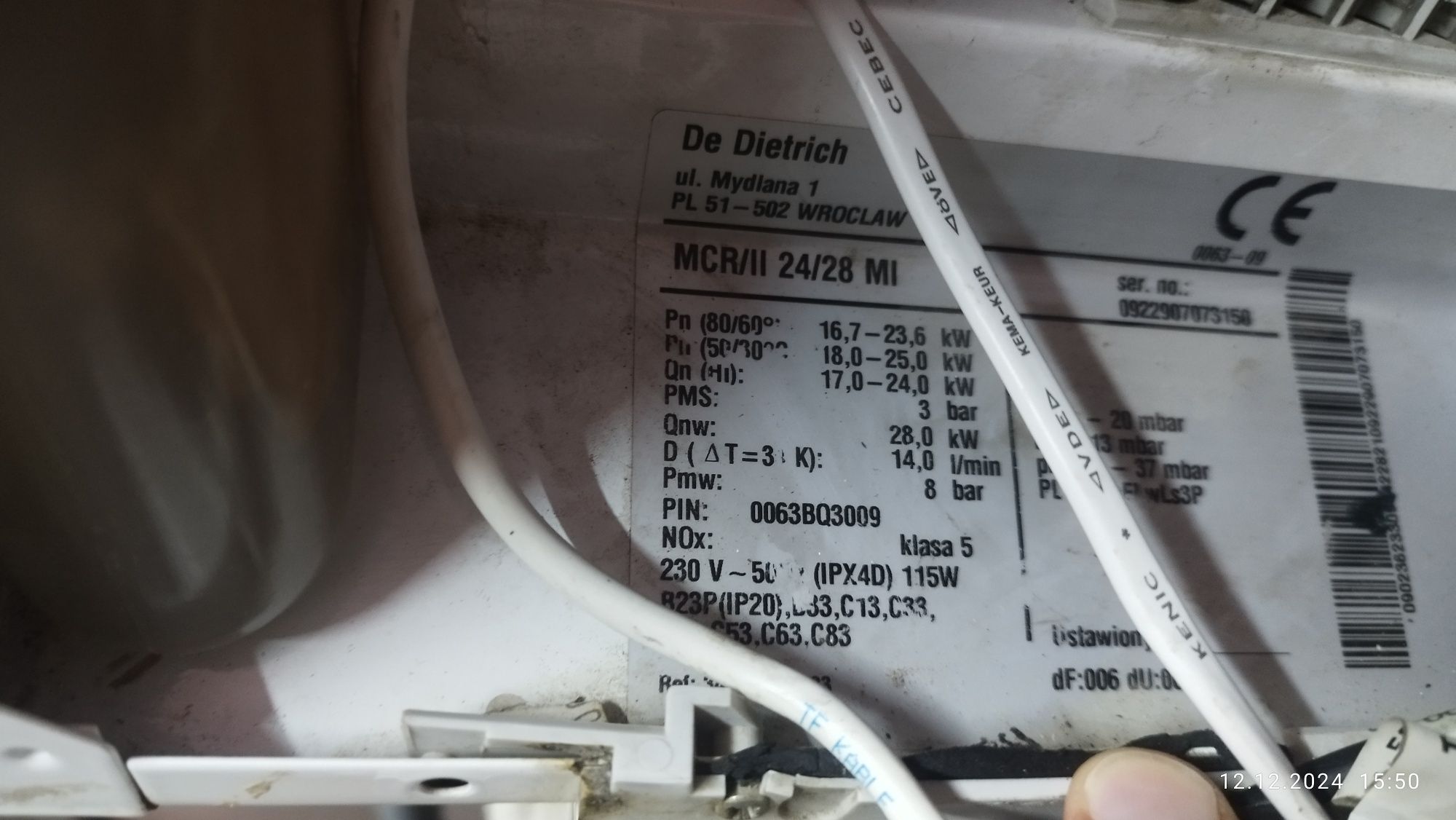 piec gazowy Die Dietrich mcr2 dwufunkcyjny 24/28mi