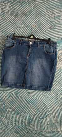 Świetna jeansowa spódnica rozmiar 46