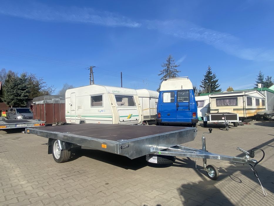 Przyczepa Platforma Fracht Monika 400x200 Dmc 750 kg Nowa Mocna