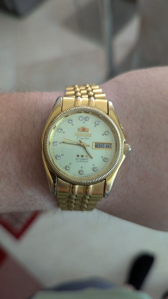 Часы Orient automatic три звёзды, годинник орієнт Японія