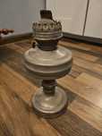 Lampa naftowa srebrna