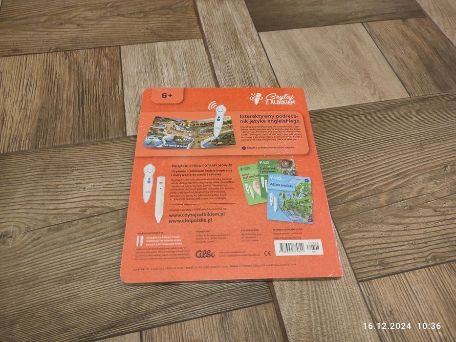 Nowa książka interaktywna Albik Język angielski