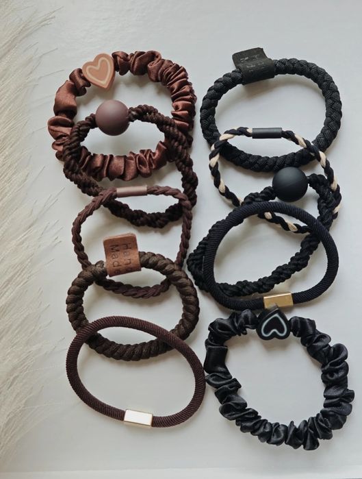 Unikatowe gumki do włosów Bohoo style elastyczne akcesoria do włosów k