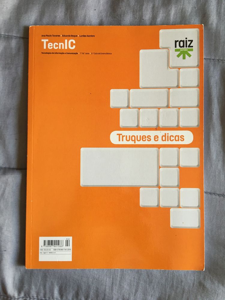 Manual de TecnIC 7/8° anos 3° ciclo do ensino básico