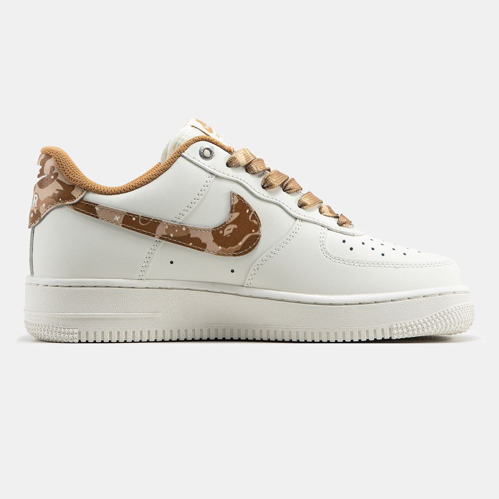 Кросівки Чоловічі Nike Air Force 1 x BAPE White Beige Premium