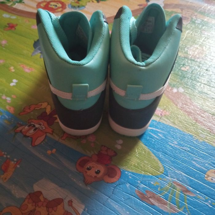 Снікерси бірюзово-сірі