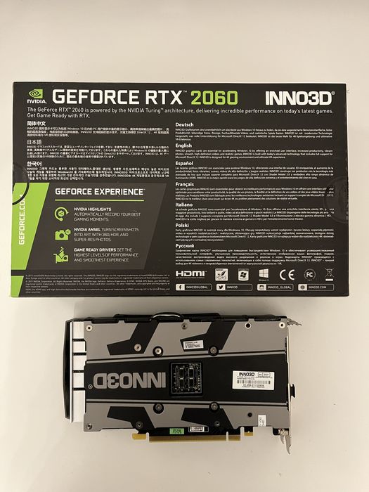 NVIDIA Geforce RTX 2060 Twin X2 – 6 GB GDDR6 - 2 szt.