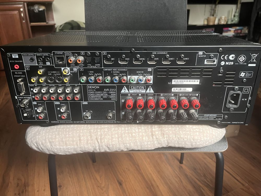 Denon AVR 7.1 2312 dac wzmacniacz tuner amplituner tv amp przetwornik