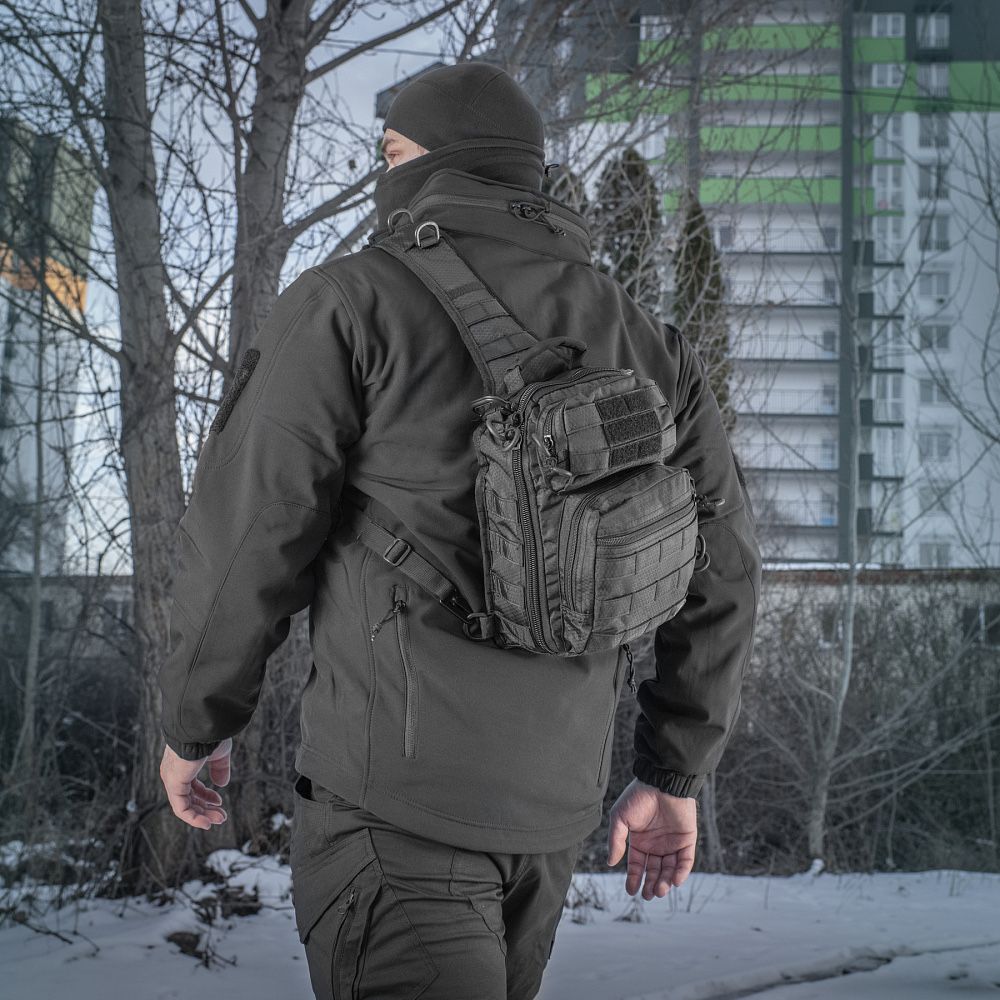 M-TAC сумка urban line city hunt hexogon bag black