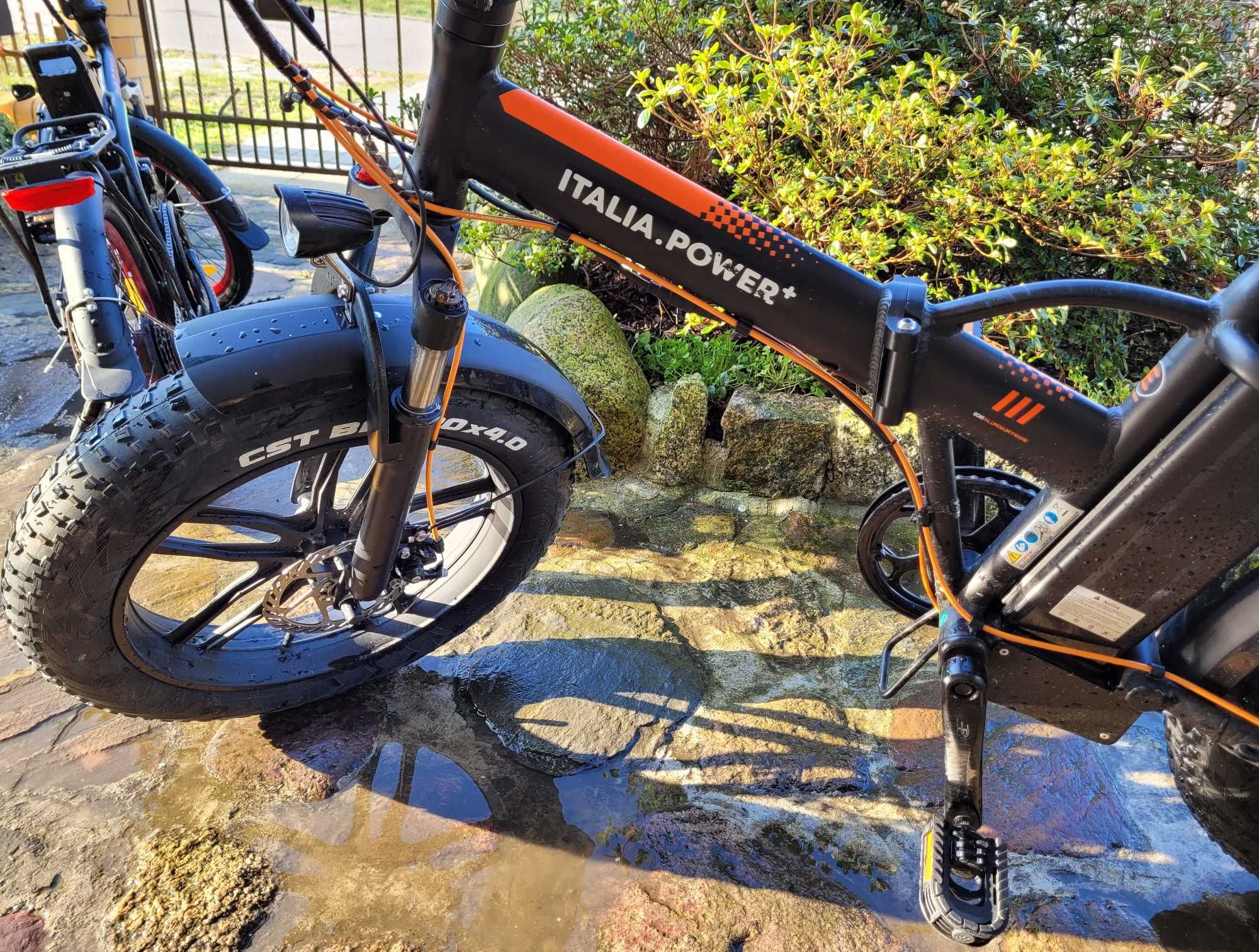 Rower elektryczny składany Italia Power Fatbike  FAT 20" 250W