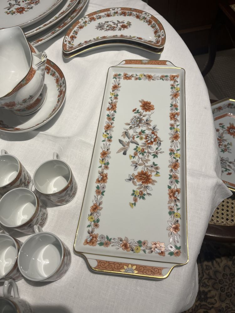 Servico de jantar da Magnolia da Vista Alegre
