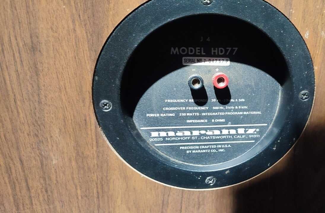 Marantz HD 77 акустика vintage