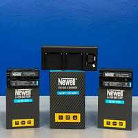 Carregador Duplo Newell + 2x Baterias Sony NP-F970 (NOVO)