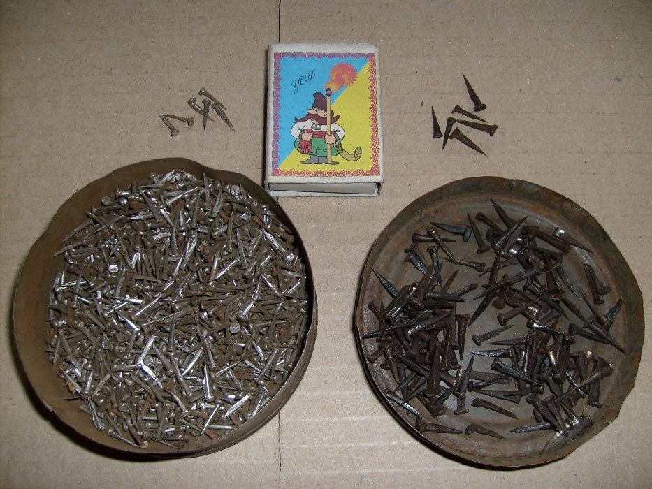 Гвозди кованные, реставрационные.