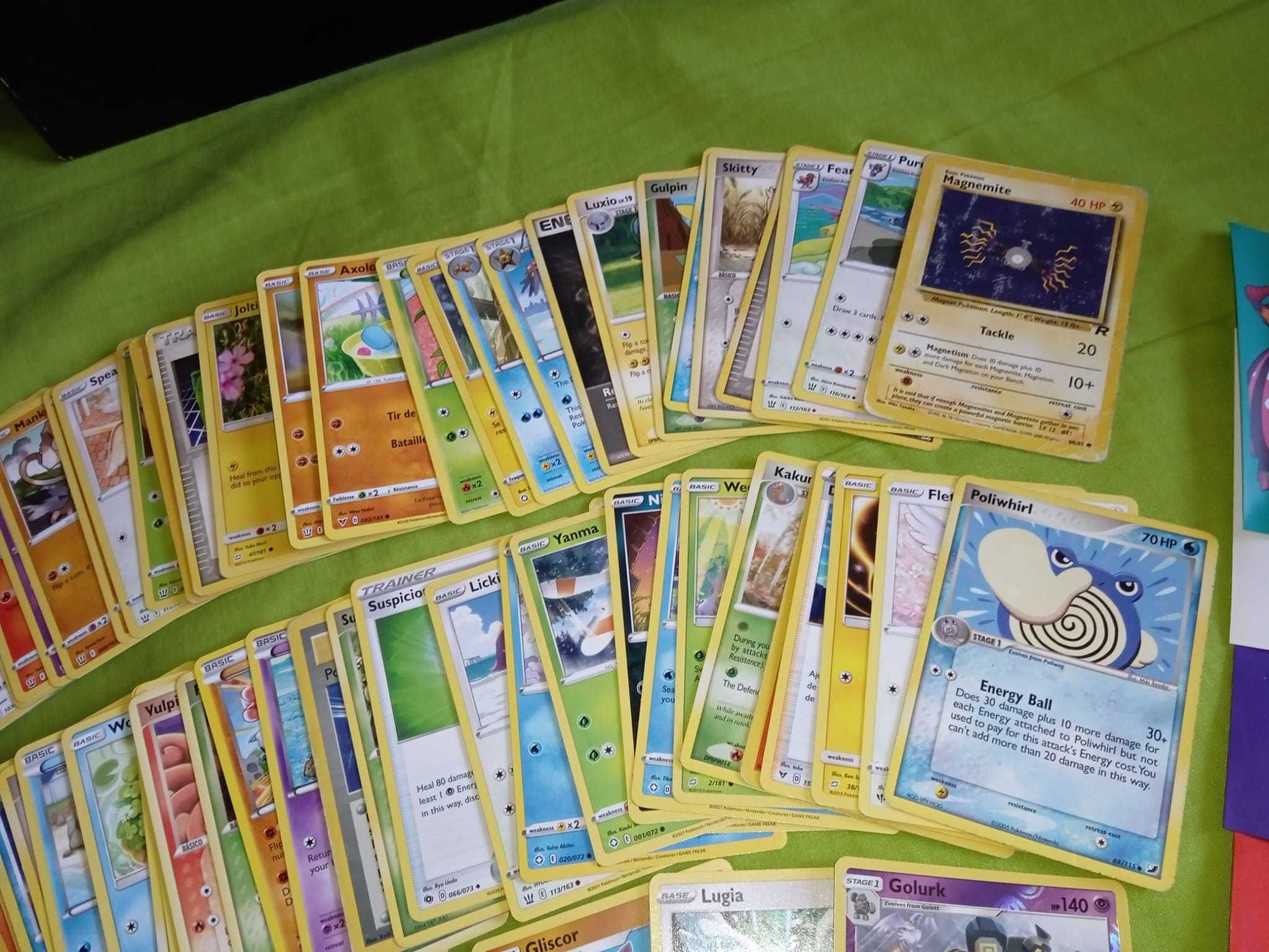 80 cartas Pokemon + Oferta