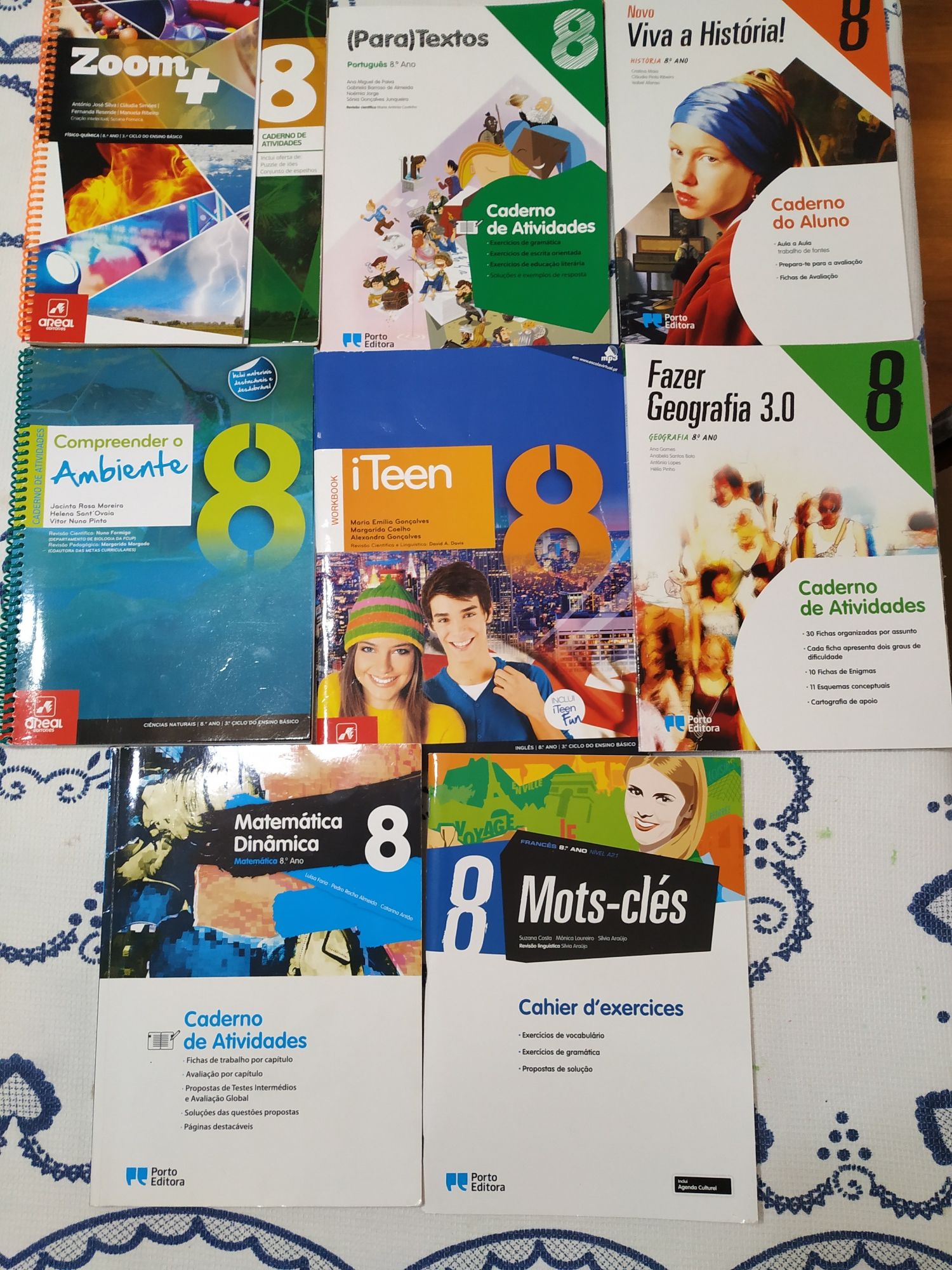 Cadernos de atividades 8º ano