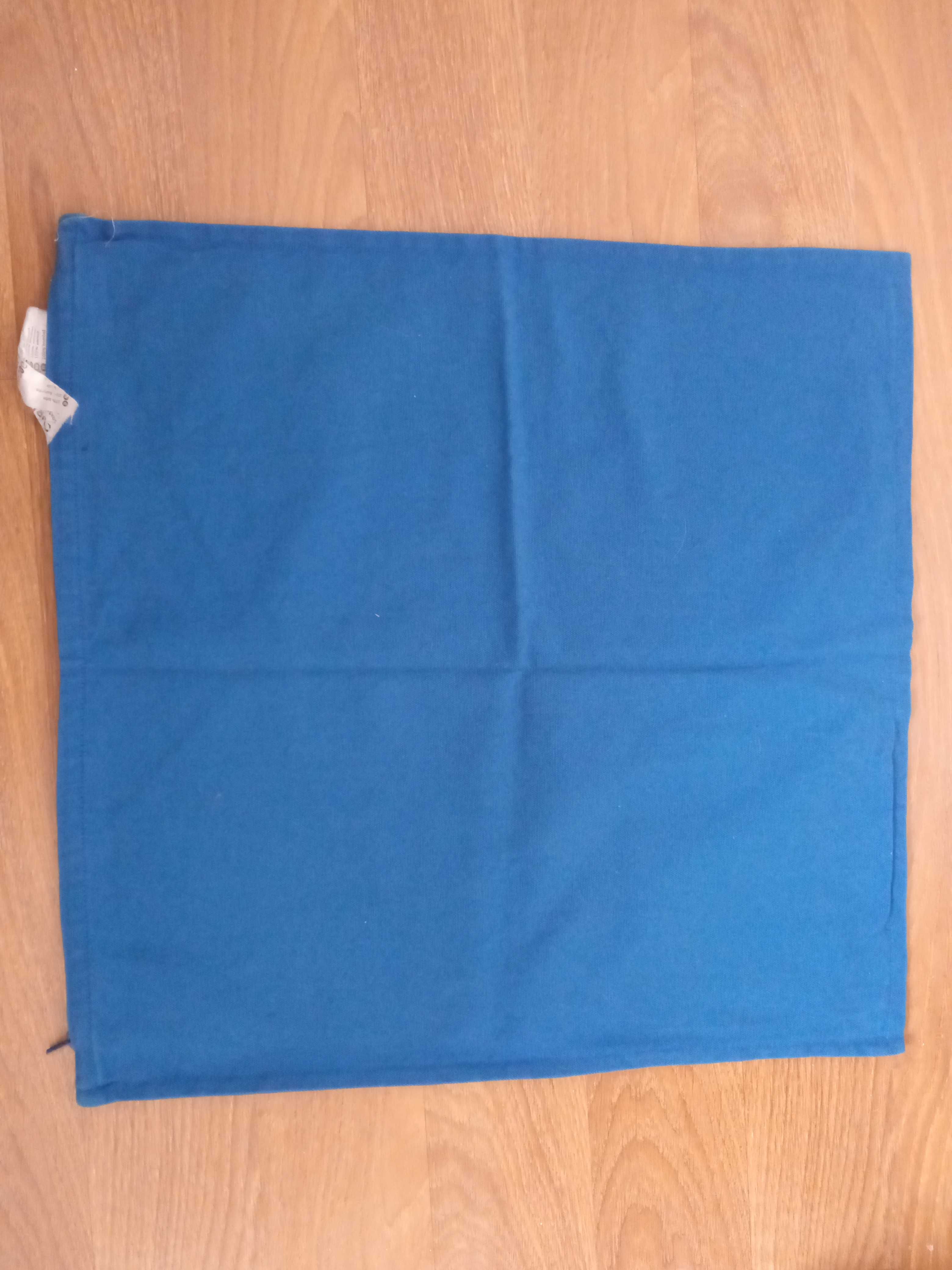 Poszewka na poduszkę niebieska Curli 50 x 50 100% bawełna