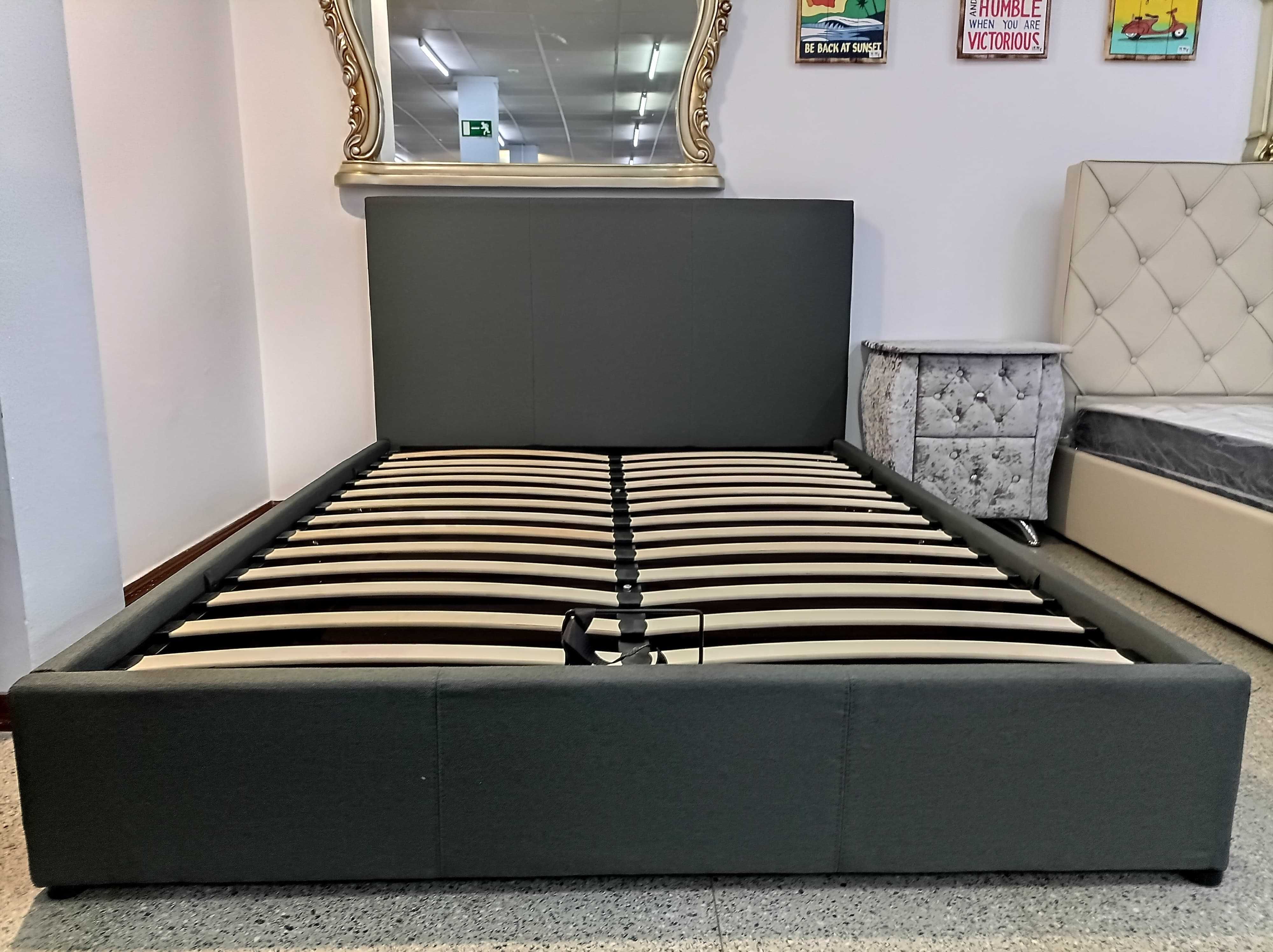 Cama com arrumação + cabeceira casal Novo  ENVIO GRATIS