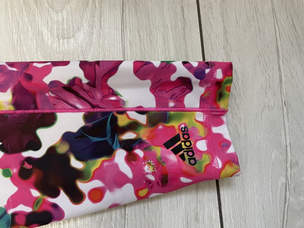 Adidas legginsy gym na siłownie climalite S