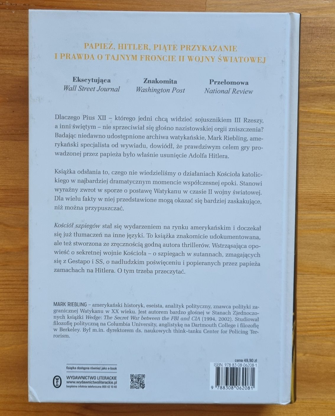 Kościół Szpiegów , Mark Riebling