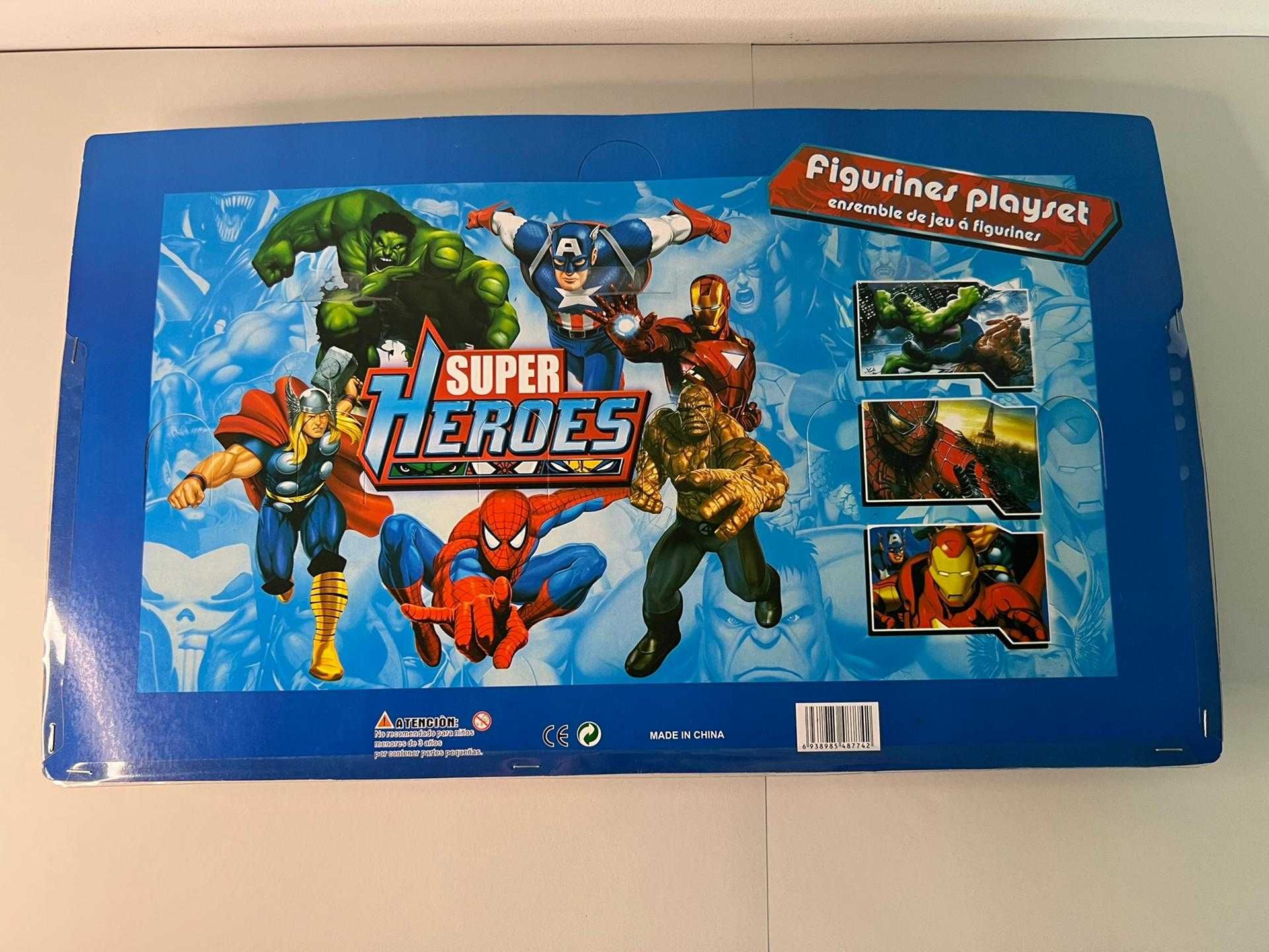 Set Brinquedos Super Heróis Marvel Avengers