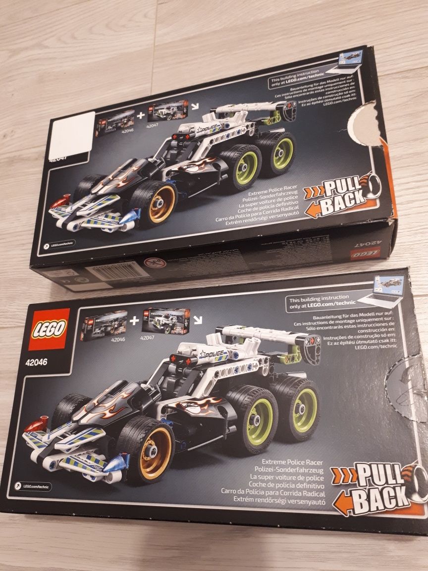 Kompletny zestaw 2 komplety LEGO 42046 i 42047