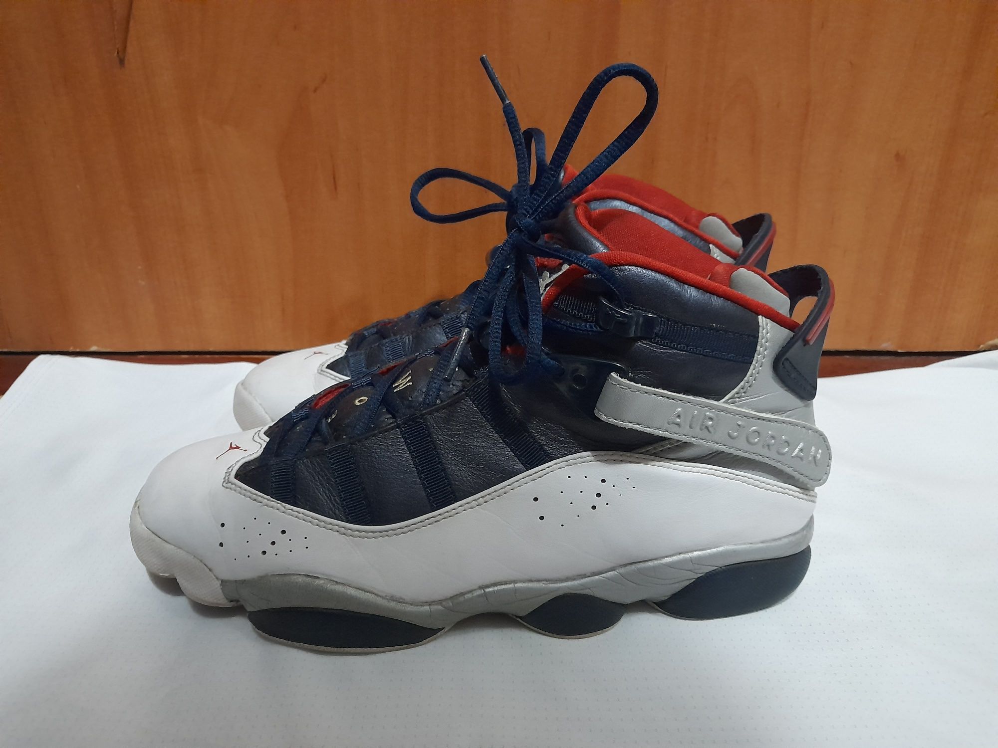 Оригинал кроссовки Nike Air Jordan 6 Rings Olympic, 41( 26 см )