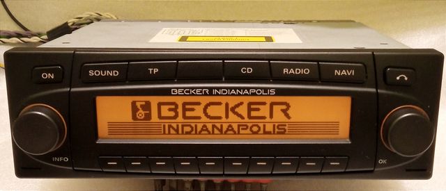Radio Mercedes Becker Indianapolis Nawigacja Mp3