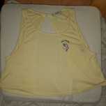 Top curto amarelo