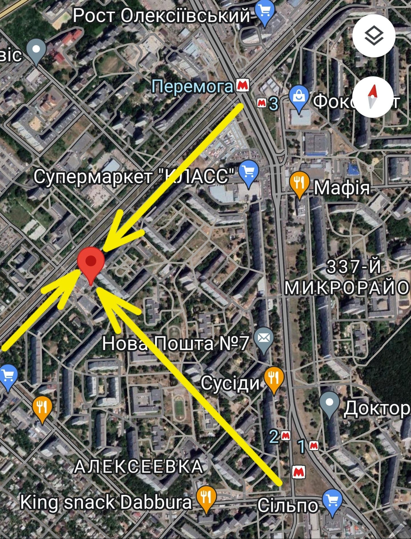 Алексеевка, магазин 85 м², удобный вход + 2 выход и двор для разгрузки