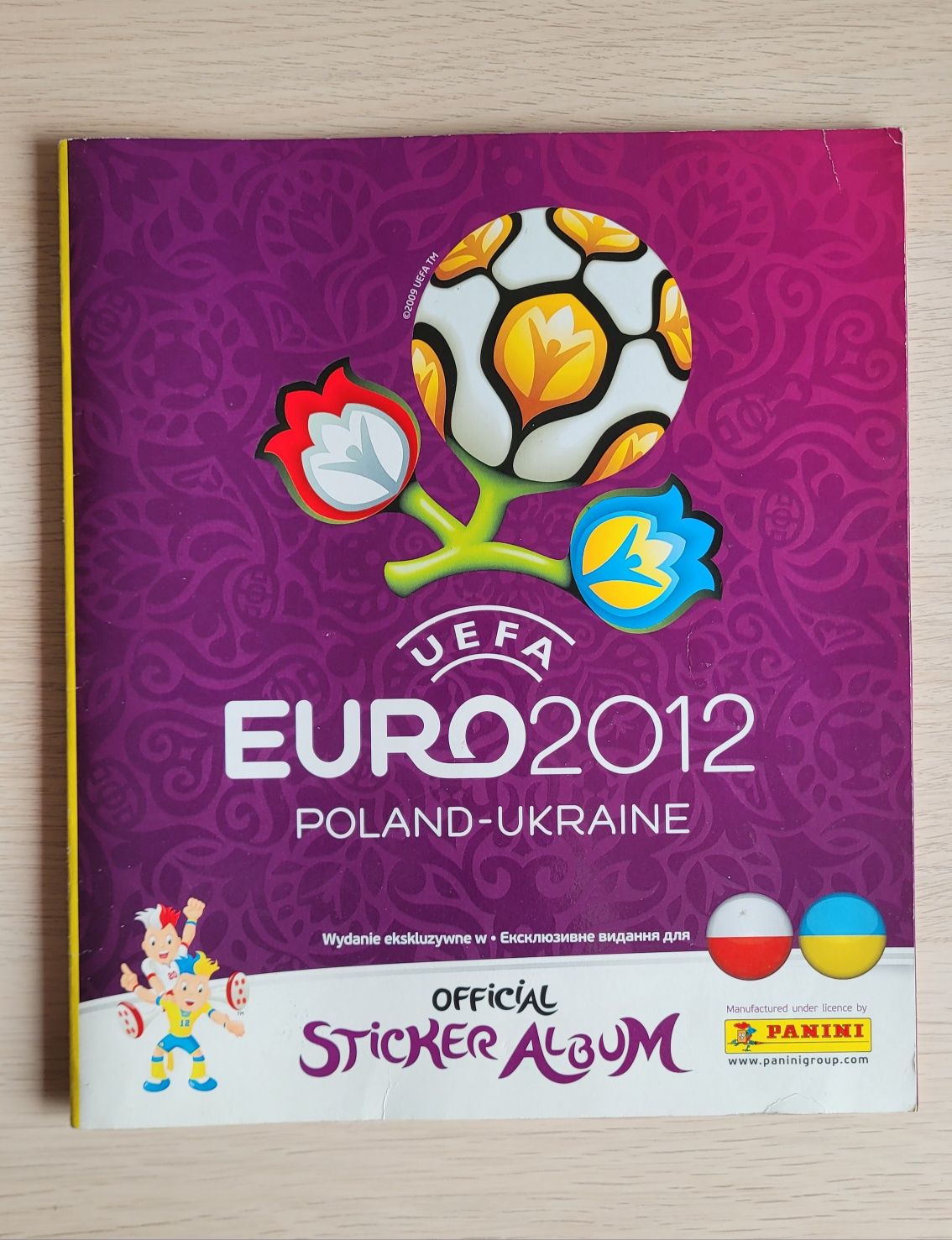 Euro 2012 album Panini