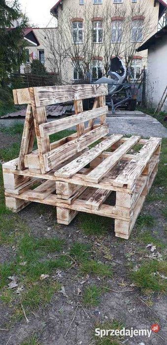 Meble ogrodowe z PALET na taras*balkon*ogród ławka stół