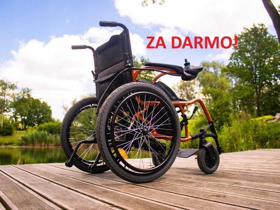 Wózek Inwalidzki 3w1 Elektryczny, Ręczny Hybrydowy Medilife FLEX DARMO