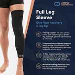 Гетри/гольфи спортивні компресійні Copper Compression Full leg sleeve
