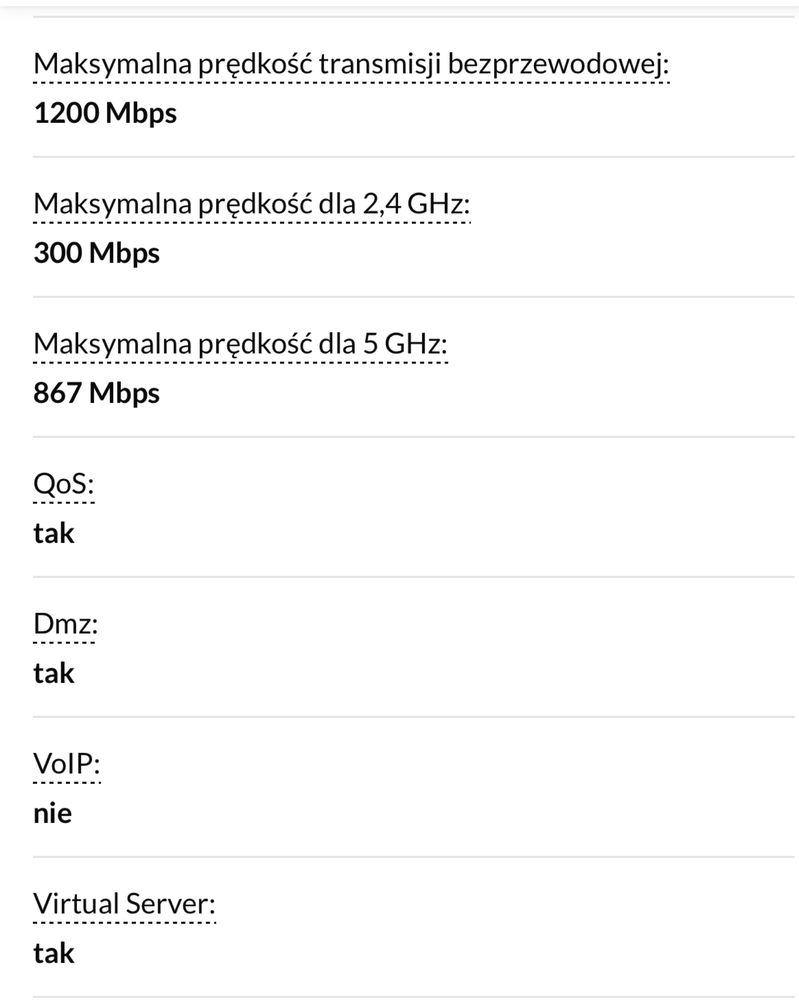 Router TP-LINK AC1200