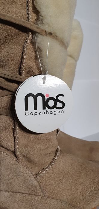 Kozaki nowe damskie Mos Copenhagen z futerkiem rozmiar 37