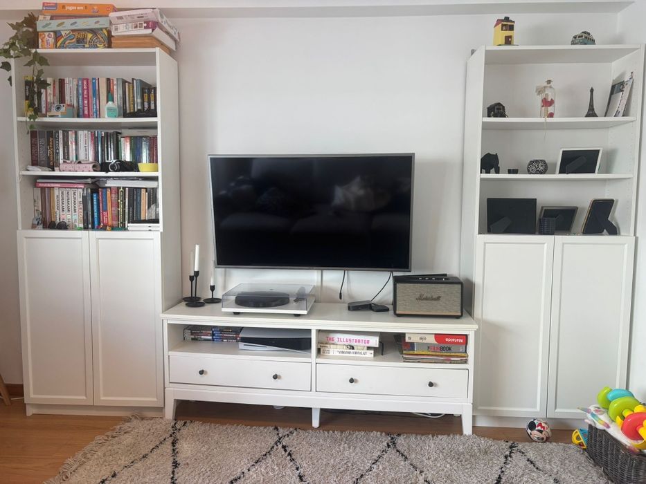 Móvel TV branco IKEA IDANÄS – 162x40x63 cm – Ótimo estado